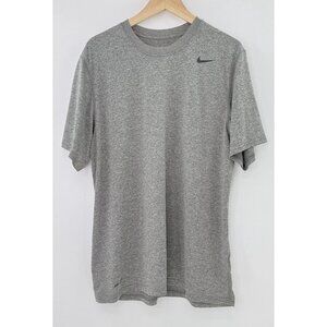 Nike Dri-Fit Men's Athletic Gray‎ Shirt Sz L Basic Normcore Minimalist Every Day